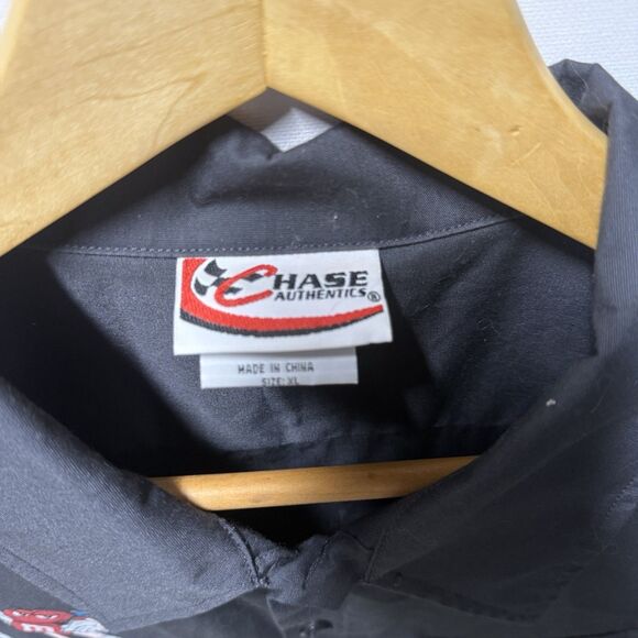 Chase Authentic NASCAR M&M Elliott Sadler Button Up Shirt Size XL - Picture 3 of 7